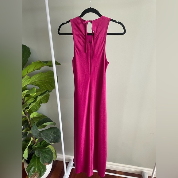 House of Harlow 1960 Sleeveless Midi Long Pink Dress Size M - Picture 3 of 3